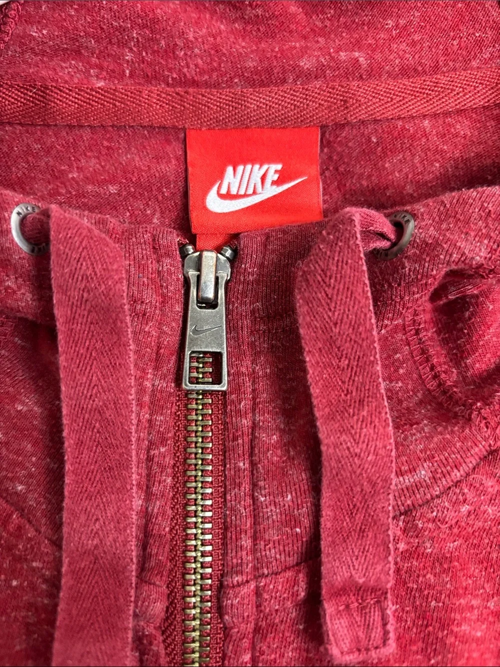 Nike Maroon Washington State University Cougs Full-Zip Hoodie -321sku